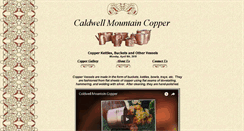 Desktop Screenshot of caldwellmtncopper.com